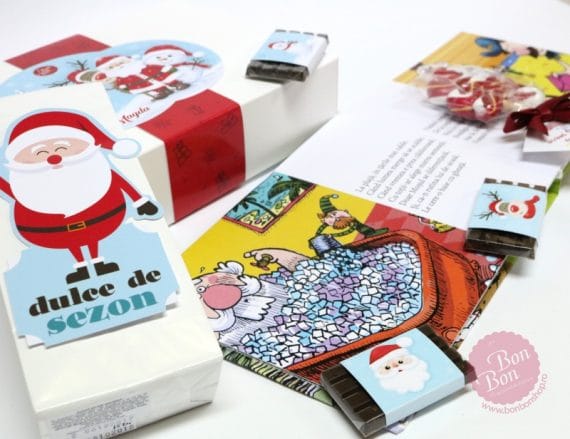 Pachet "Un an din viata lui Mos Craciun" - cu poezie personalizata pe categorii de varsta