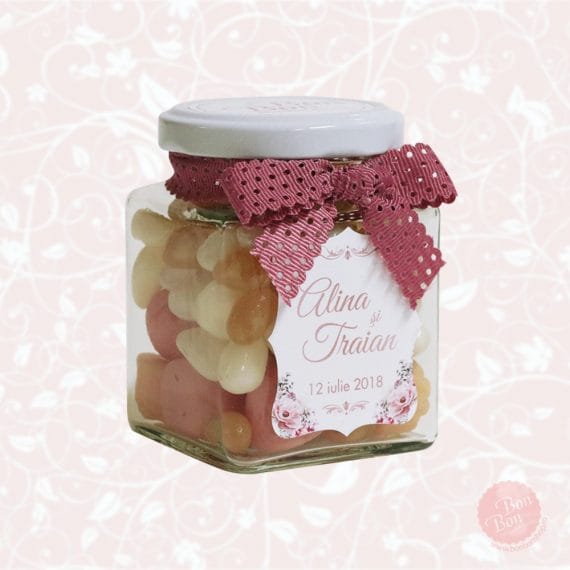 Borcan 4 - Jeleuri de fructe Katja,jelly beans vanilie si toffee