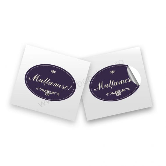 Sticker „Mulțumesc” (2 buc)