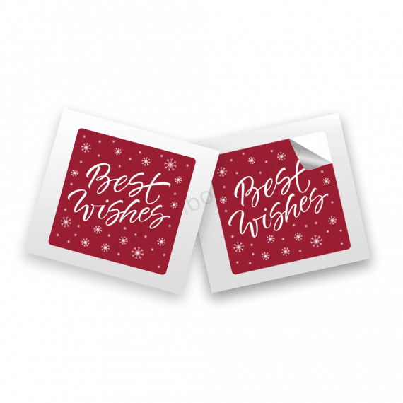 Sticker „Best Wishes” (2 buc)