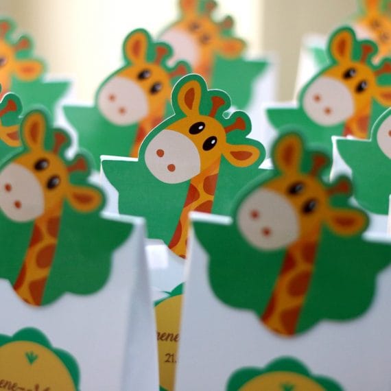 Mărturie Pungă Mini Girafă (buc)