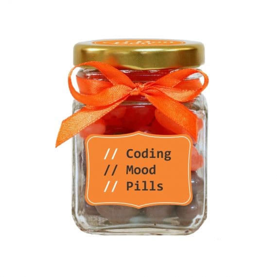 Borcan „Coding Mood Pills”