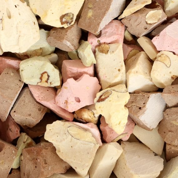 Mix bucăți de nuga cu migdale (100g)