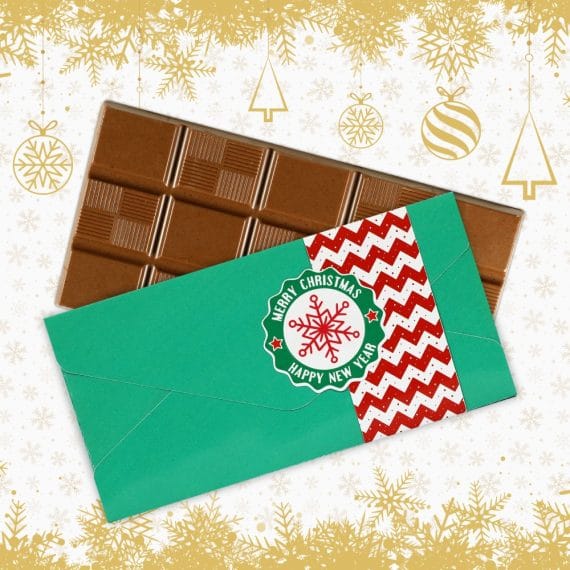 Tabletă de ciocolată - Green Envelope (100g)
