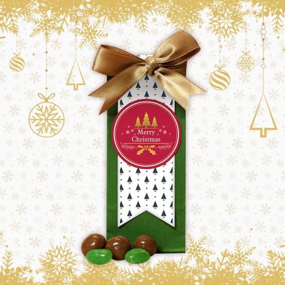 Punga 50g verde Merry Christmas