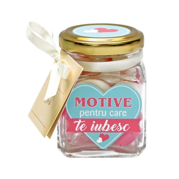 Borcan ,,Motive pentru care te iubesc''(buc)