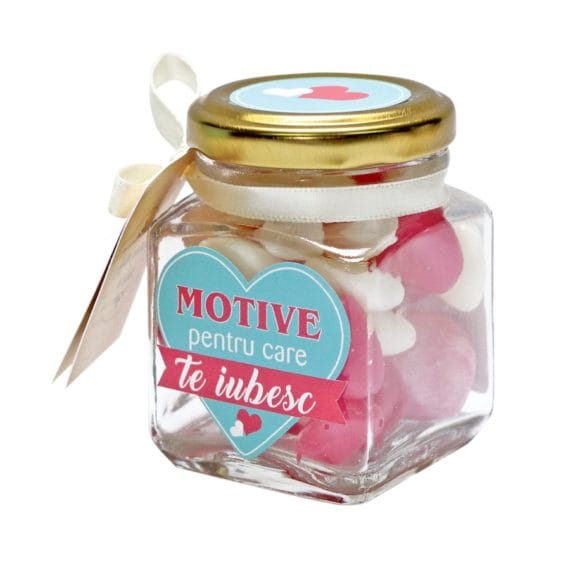 Borcan ,,Motive pentru care te iubesc''(buc)