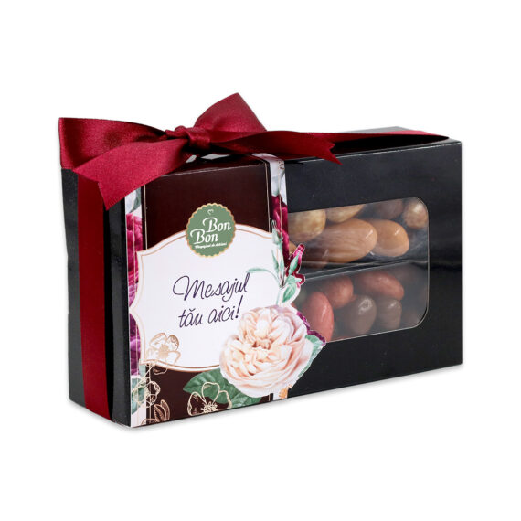 Cutie cu mesaj personalizat black