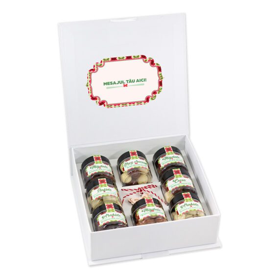 Cutie „Un mărțișor dulce” - set de 8 cutiuțe cu 8 arome diferite