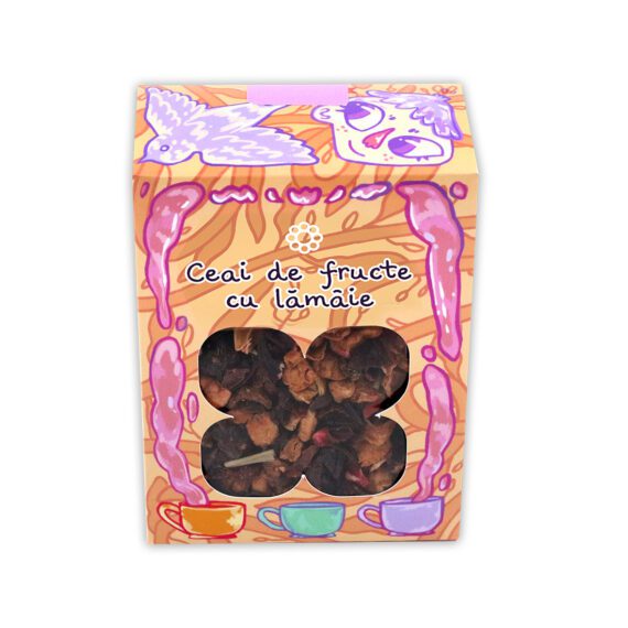Cutie cu Ceai de fructe cu lamaie Fruits and Flowers (buc)