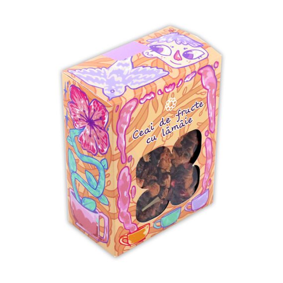 Cutie cu Ceai de fructe cu lamaie Fruits and Flowers (buc)