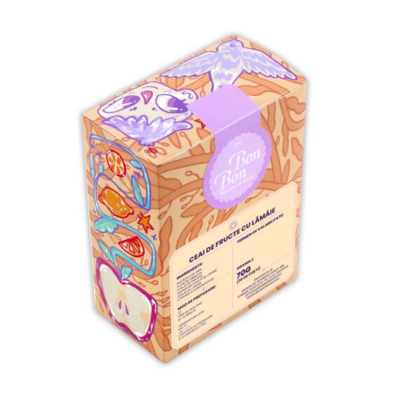 Cutie cu Ceai de fructe cu lamaie Fruits and Flowers (buc)
